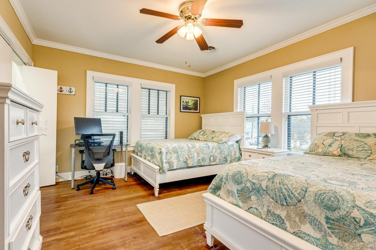 Villa Nautical Niche- Upstairs Galveston Exterior foto